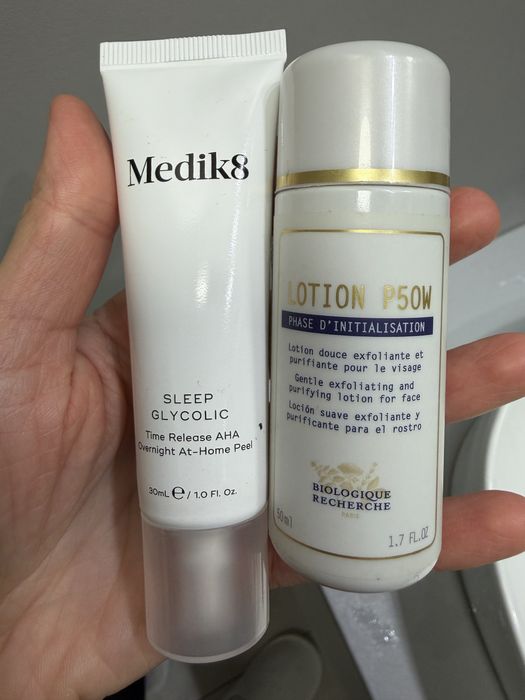 Medik8 Sleep Glycolic + Biologique Recherche Lotion P50W
