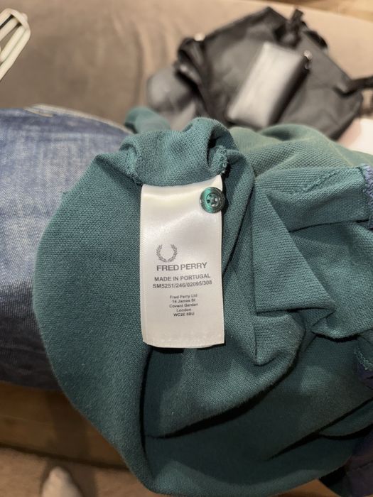 поло футболка RAF Simons Fred Perry