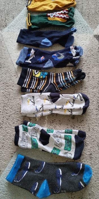 Skarpetki dla chłopca 31-34 rozmiar 10 par zestaw 2