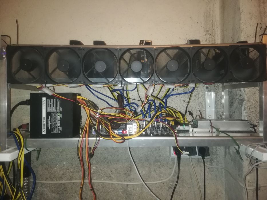 Koparka kryptowalut do Monero, Ravecoin itp, RX 470, Intel, zasilacz