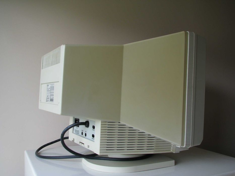 Monitor do komputera CRT Microspot, 14 cali, 1995r. Retro Gaming PC DOS SVGA