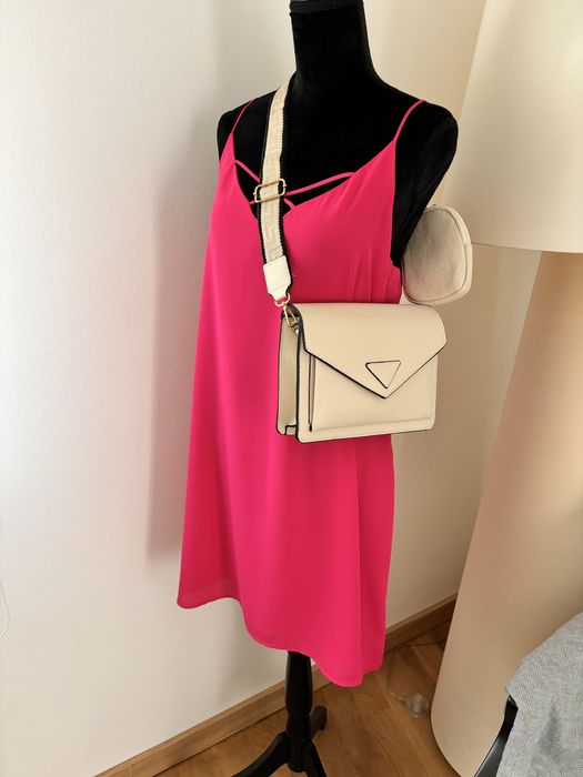 Vestido Fúscia viscose