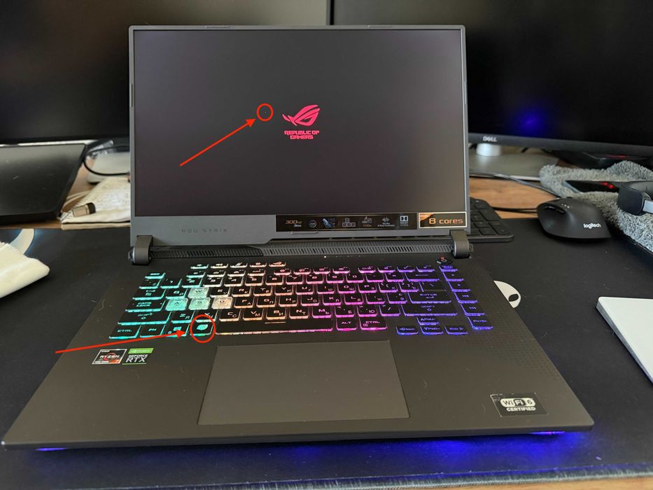 ASUS ROG Strix G513IM 15" IPS FHD 300Hz 3ms/Ryzen 7 4800HX/512GB SSD/32GB RAM/NVIDIA RTX 3060, 6GB/Windows 11
