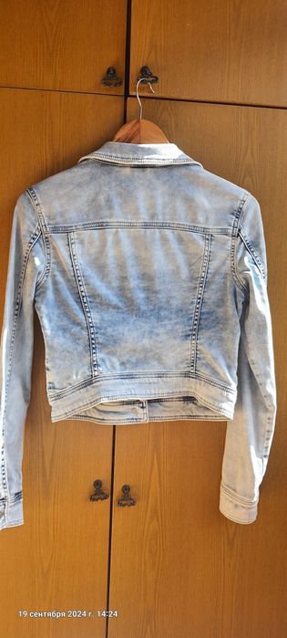 Джинсовка голубая, курточка джинсовая