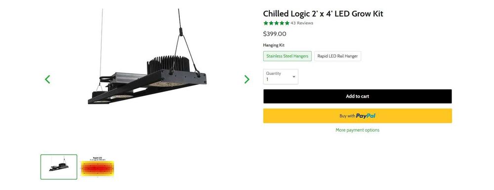 Cultivo indoor PAINEL LED Profissional " Chilled Logic 2x4"