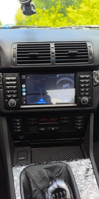 Rádio BMW E39/X5 E53 Android 13 com GPS (Novo)