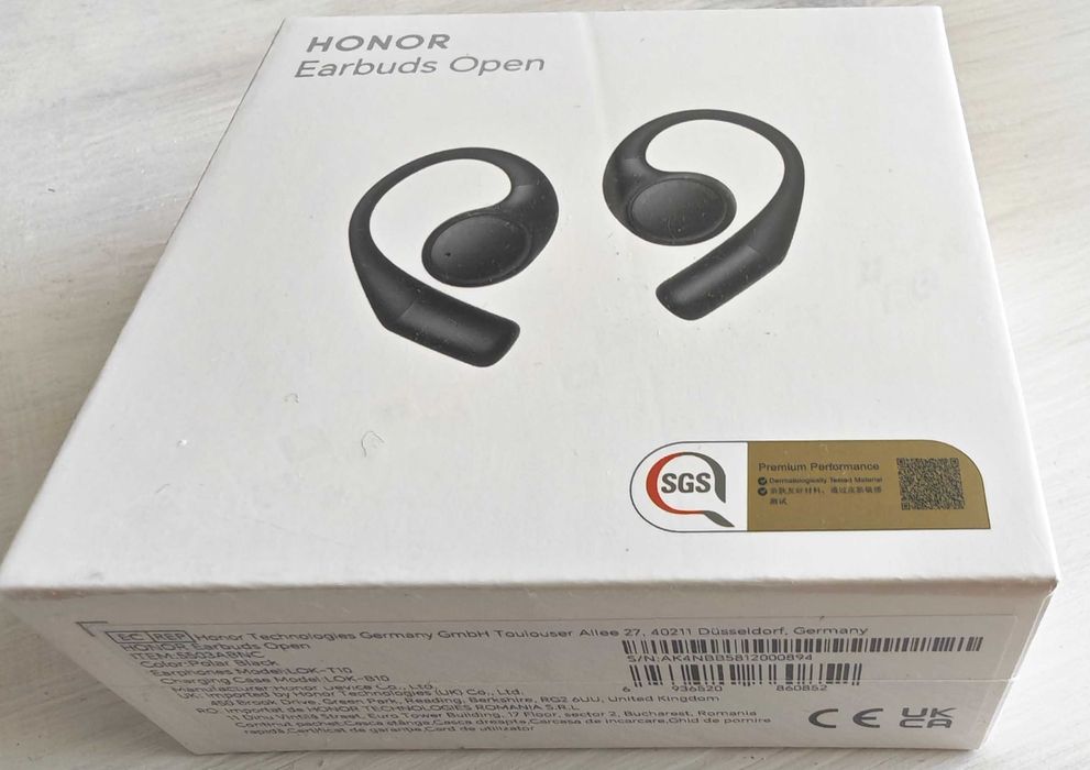 Honor Airbuds Open novos em caixa selada.