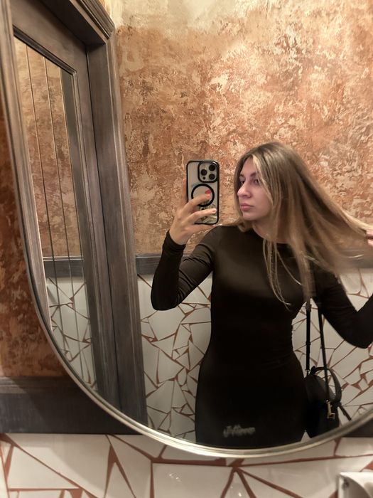 Платье длинное в пол шоколад