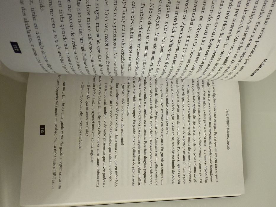 Livro O Meu Inferno em Guantánamo Murat Kurnaz