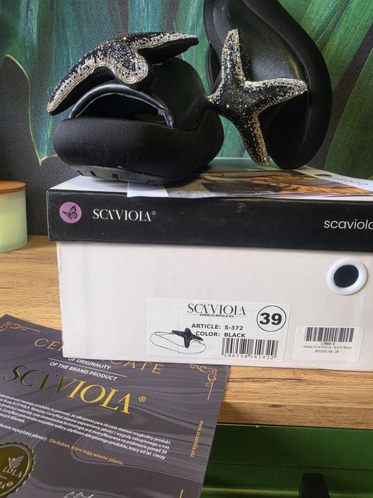 Klapki skóra Sca'viola