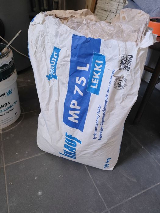 Tynk Knauf MP 75 lekki pół worka za darmo