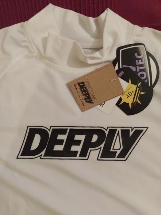 T shirt body board Deeply, criança, NOVA