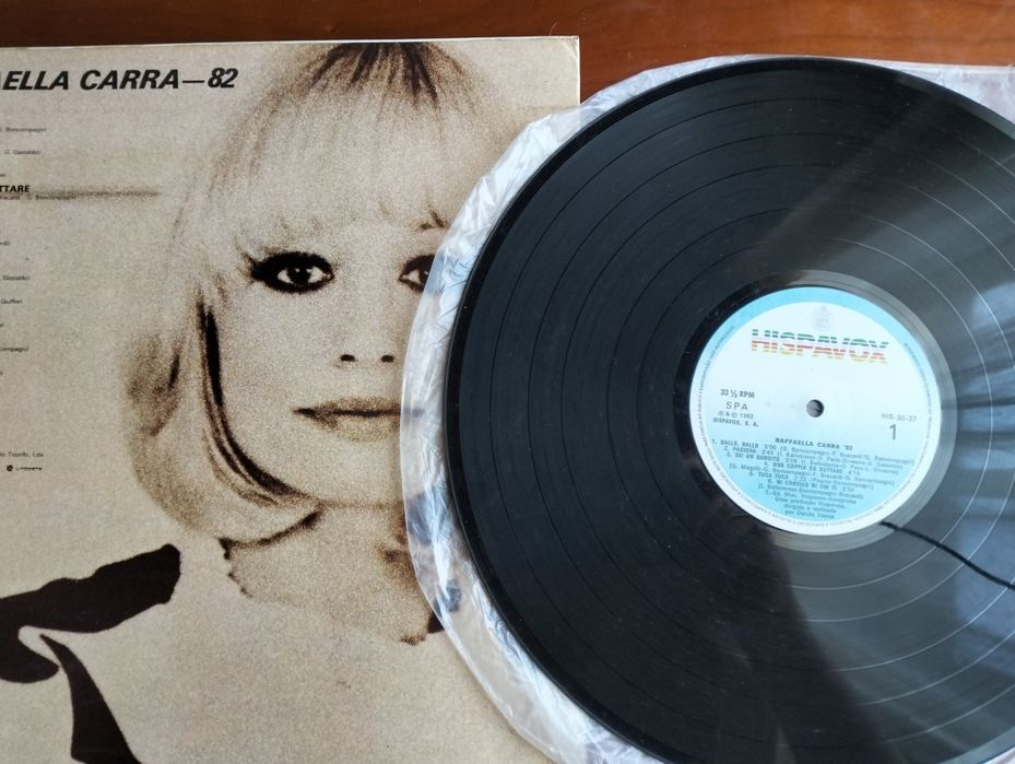 Disco de vinil LP Raffaela Carra 82'