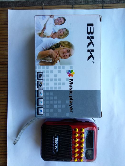 Радиоприёмник с FM USB MicroSD BKK B872 радио на аккумуляторе