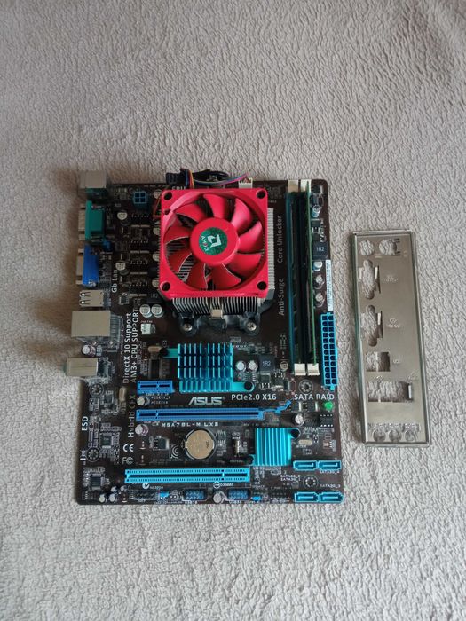 Комплект Asus m5a78l-m lx3 AM3 + AMD FX 6100 + кулер + ОЗУ 8 Гб