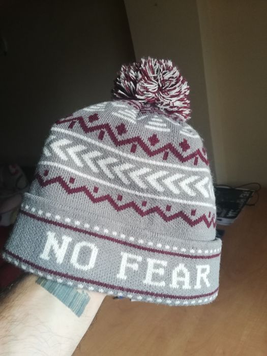 Czapka szara No fear.