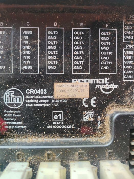 ECOMAT mobile  IFM  CR0403 module z wtyczkami do montażu pomoc techniczna