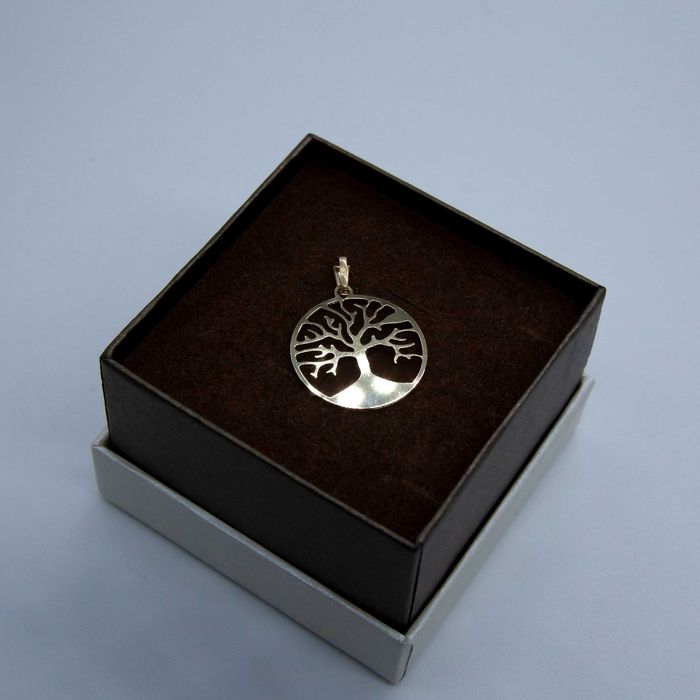 złota zawieszka 585 1,17 gram drzewko szczęścia NOWA WYSYŁKA GRATIS