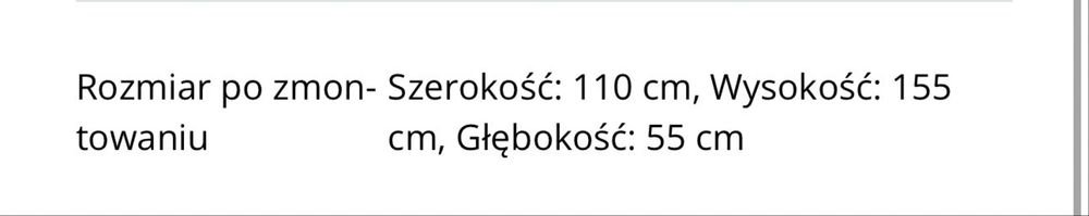 Wieszak stojak na ubrania czarny z półką