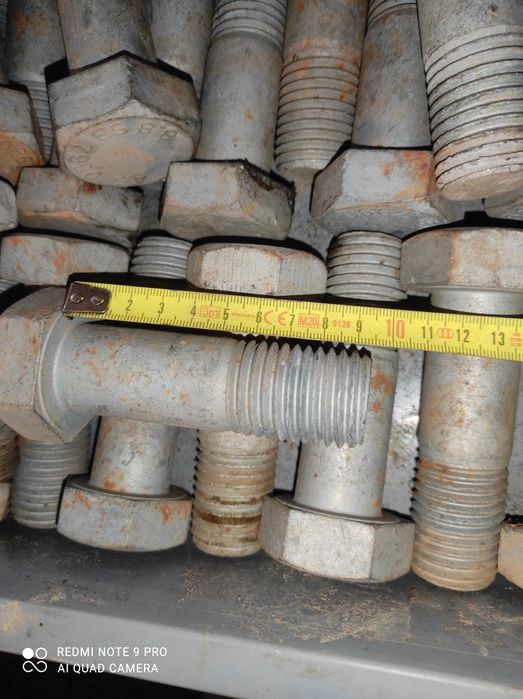 Śruby m30 x 100mm śruba m30 10cm 9,5cm 8.8