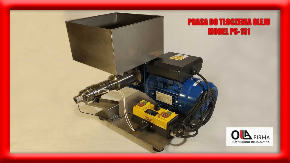 Prasa ślimakowa tłocznia do oleju PS-151