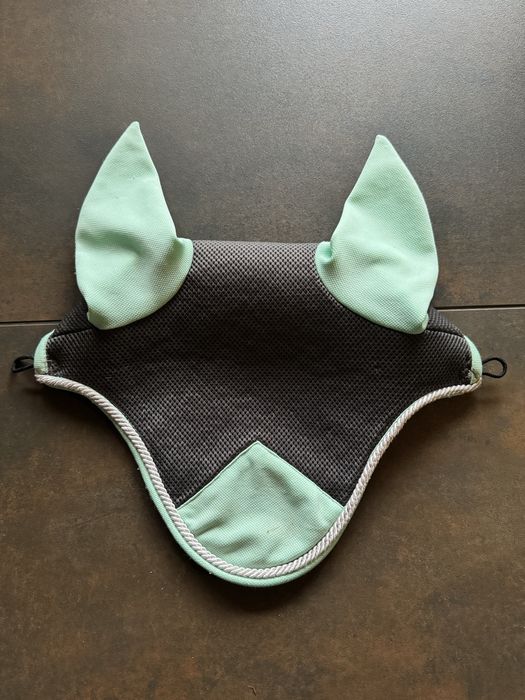 Mietowy czaprak+nauszniki