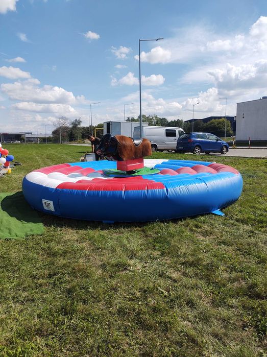 STD wynajem waty cukrowej popcornu event dmuchańce byk rodeo kolejka