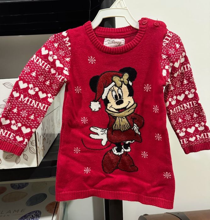 Vestido Natal Minnie (9/12M)