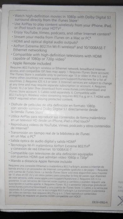 Apple TV 3 Gen (A1469)