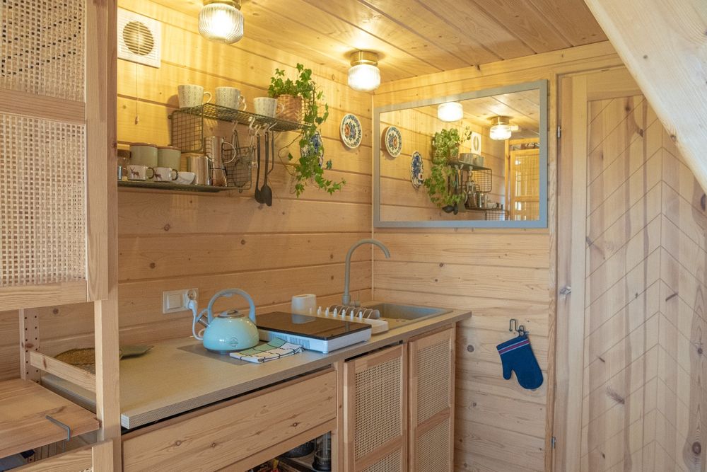Urokliwy domek tiny house BALIA, WIDOK Babia Góra