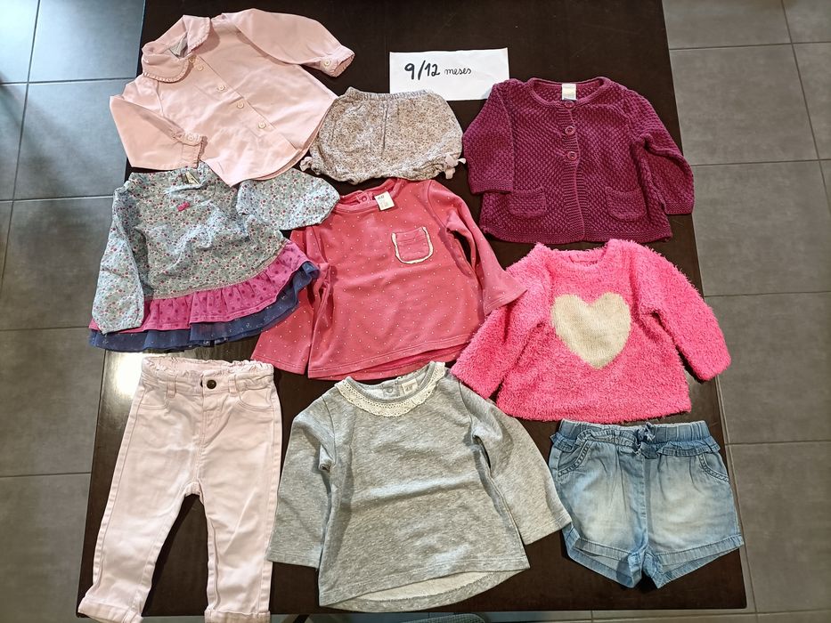 Roupa para bebé menina 9/12 meses