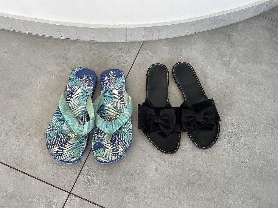 Buty japonki roz.40 + klapki z kokardą