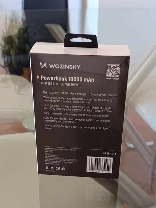 Power Bank Wozinsky 10.000 mAh – Como Nova