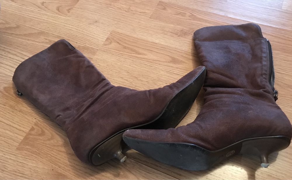 Замшеві  жіночи черевички- безкоштовно