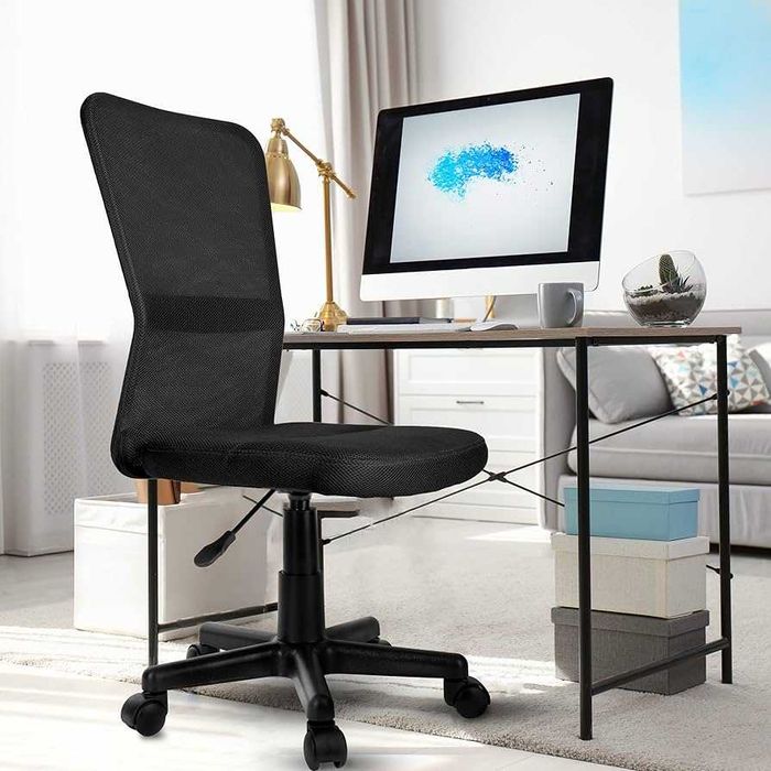 TRESKO Krzesło biurowe, obrotowe lekkobieżne kółka