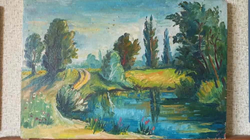 Живопись  картина  натюрморт  масло  холст 50×60