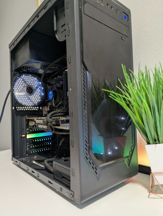 (Zestaw) Komputer do Gier RGB + Monitor 75Hz/i5-3,3GHz/GTX970/16GB RAM