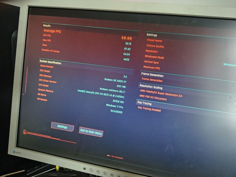 Intel e5 2673 v3 32gbram  rx5500xt8gb