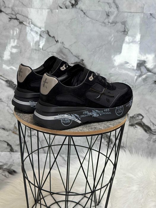 Кросівки Premiata Moerun Black PREMIUM, Кроссовки Премиата Моерун черные размер 40-45