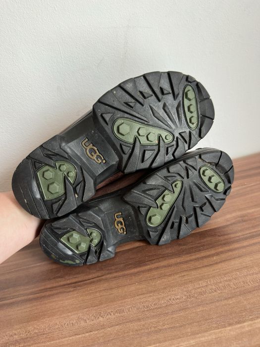 Ugg Australia Leather Chodaki ocieplane