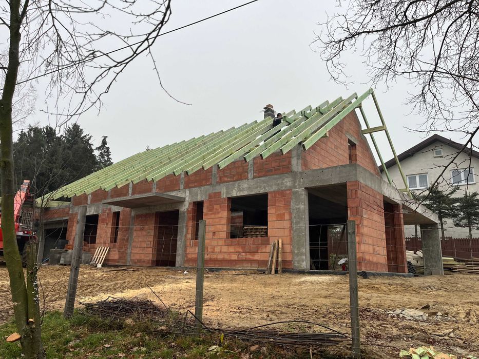 Więźba dachowa (sosnowa) – impregnowana zanurzeniowo, celagier