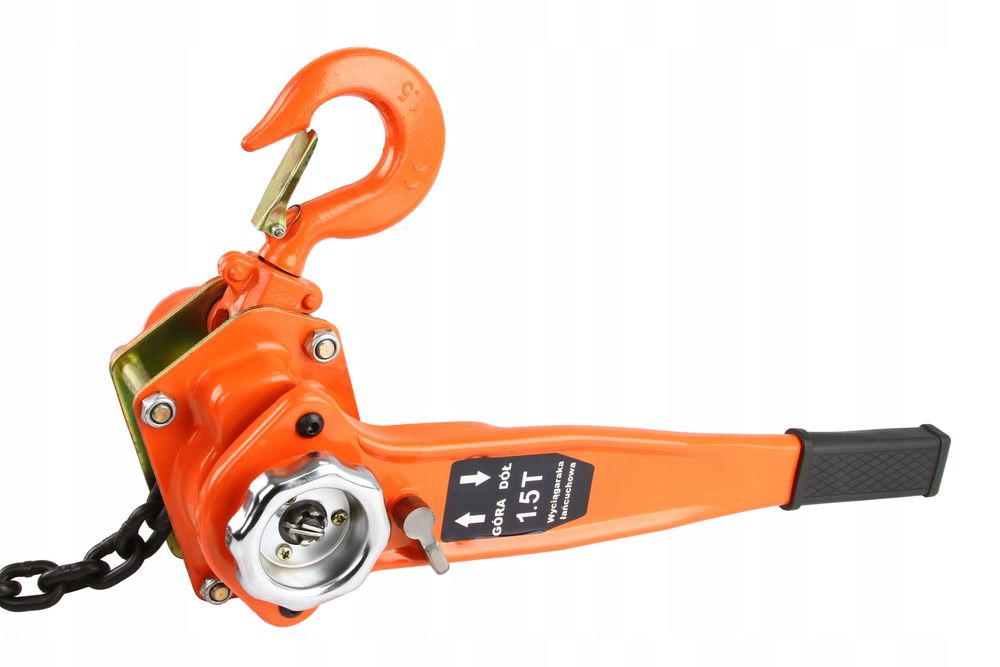Wciągarka Wyciągarka 1.5T Łańcuchowa Naciągarka Z Grzechotka Kifor