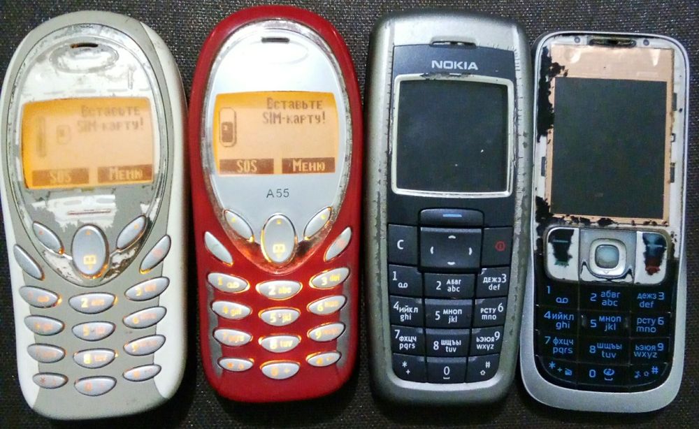 Кнопочные телефоны  Lenovo A328, ZTE, Siemens A52, A70, C55, No