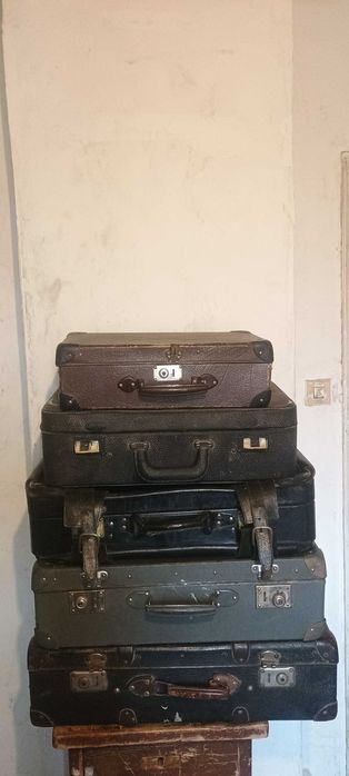 Stare walizki przedwojenne oraz PRL
