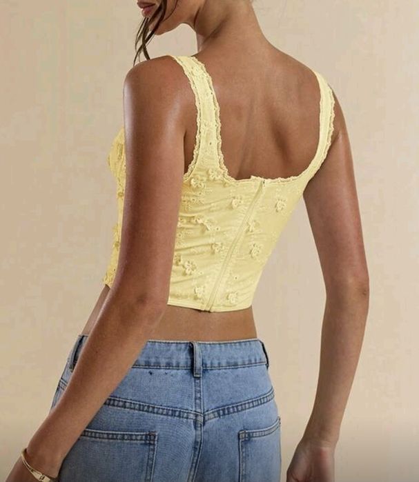 Літній корсетний топ