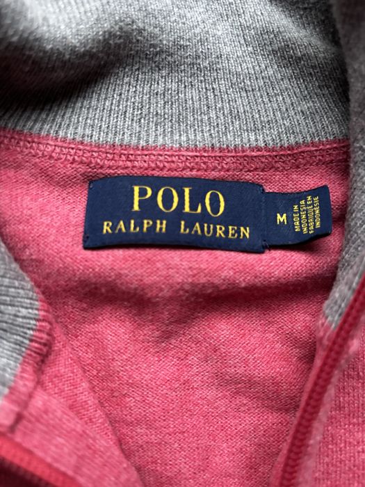 Sweter stójka rozpinany bawełniany męski Polo Ralph Lauren M