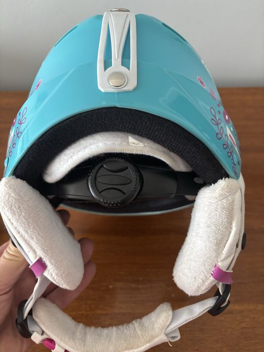 Kask narciarski dla dziewczynki Nevica S 50/54 xm + google Uvex