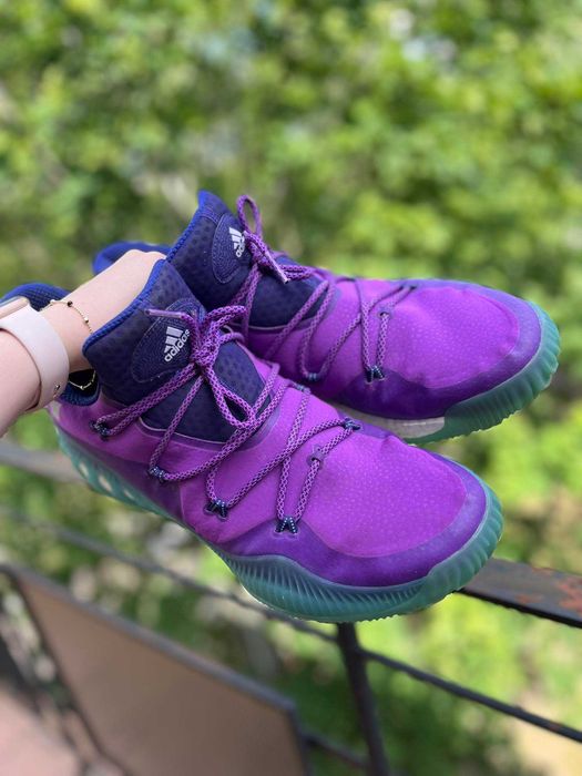 Adidas crazy explosive low purple sale