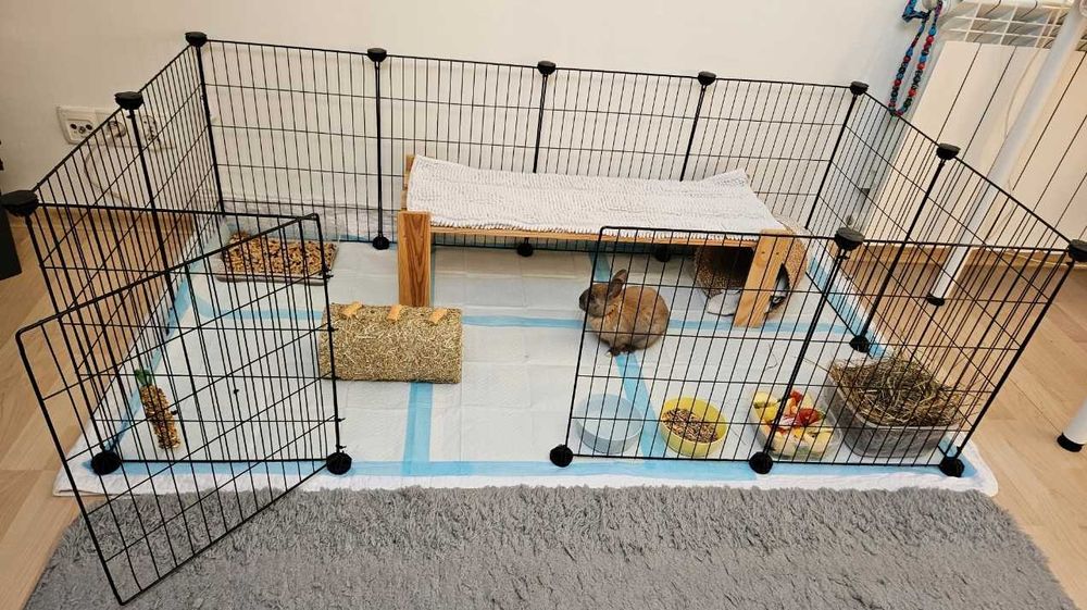 Klatka zagroda metalowa NOWA ogrodzenie dla szczeniaka gryzoni kojec