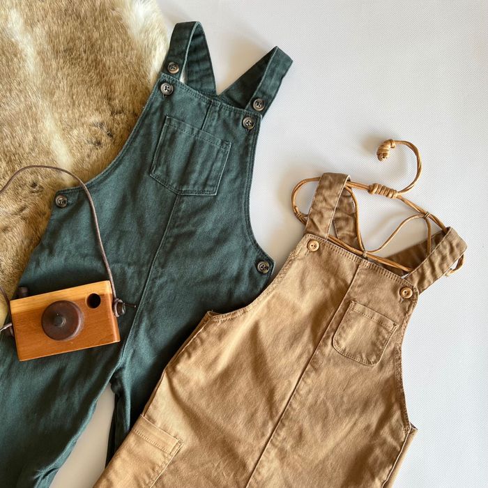 H&M Стильні комбінезони джинсові на весну 18-24 міс 1,5-2 роки